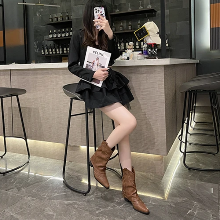 Dakota | Studded Western Cowboy Boots
