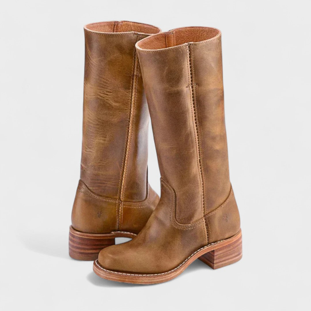 Valentina | Damen Reitstiefel aus Leder, hoch