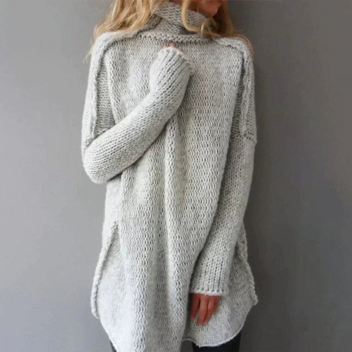 Charlotte | Oversized Turtleneck Sweater – Cozy Knit Style for Women