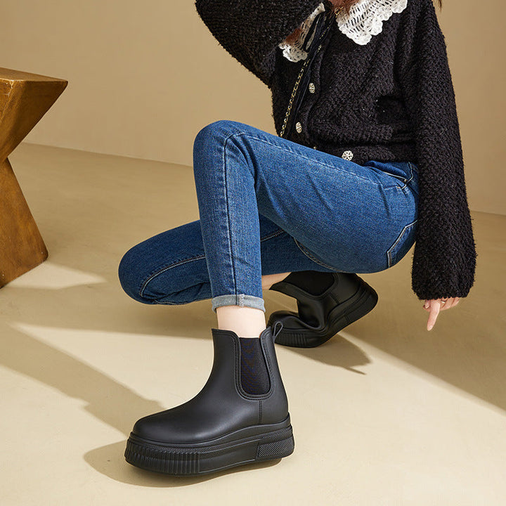 Elena | Bequeme und warme wasserdichte Regenstiefel