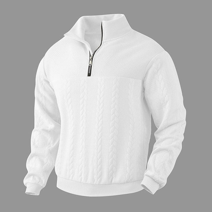 Andras | Knit Sweater – Classic Quarter-Zip Style for Men