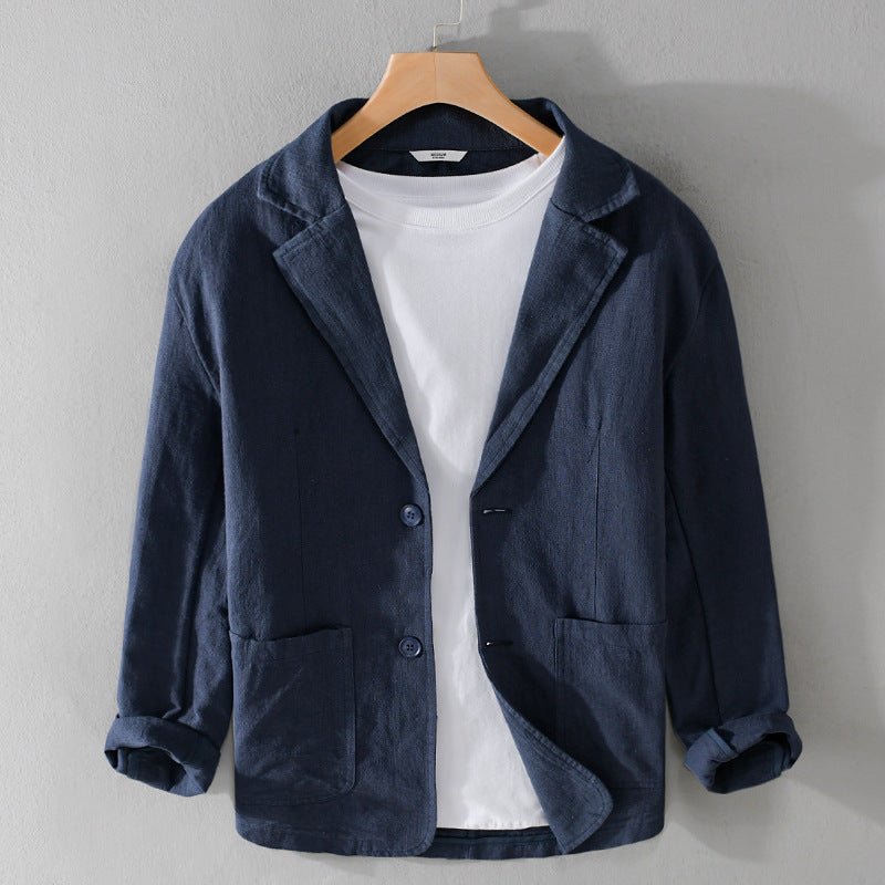Terran | Lässiger Blazer mit entspannter Passform in Erdtönen für Herren