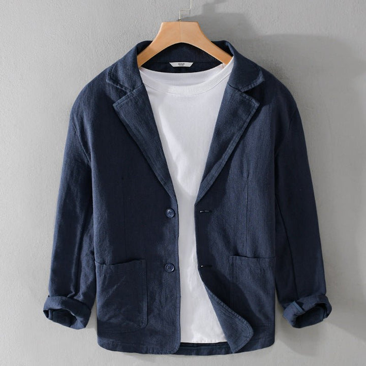 Terran | Lässiger Blazer mit entspannter Passform in Erdtönen für Herren
