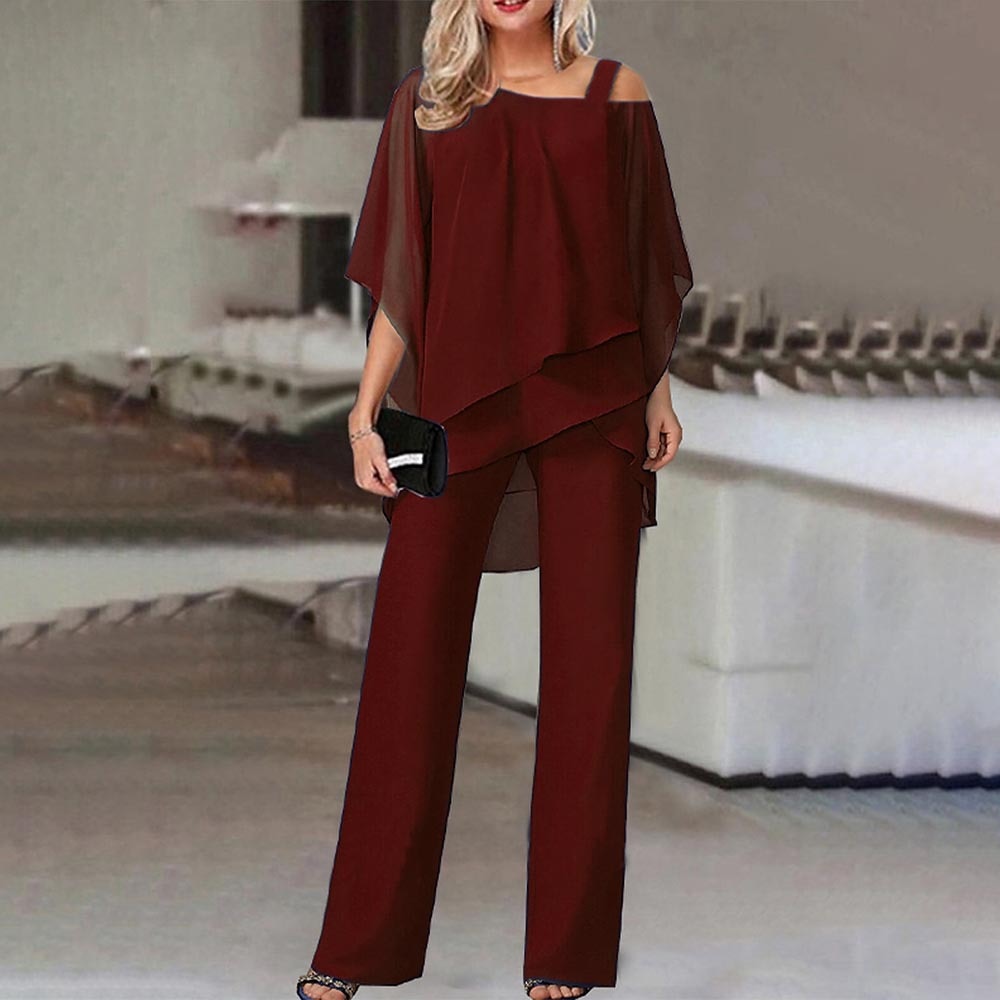 Seraphine | Completo elegante con jumpsuit e spalle scoperte