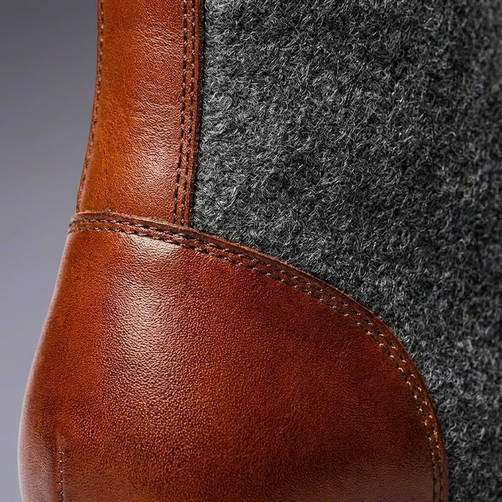 Carter | Stivali in pelle e lana per l'inverno