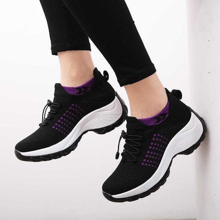 Elantra | Women's Stylish Cushioned Orthopedic Platform Sneakers