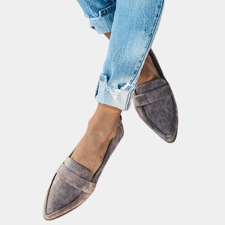 Elora | Alltagstaugliche Damen-Loafer aus Leder zum Hineinschlüpfen