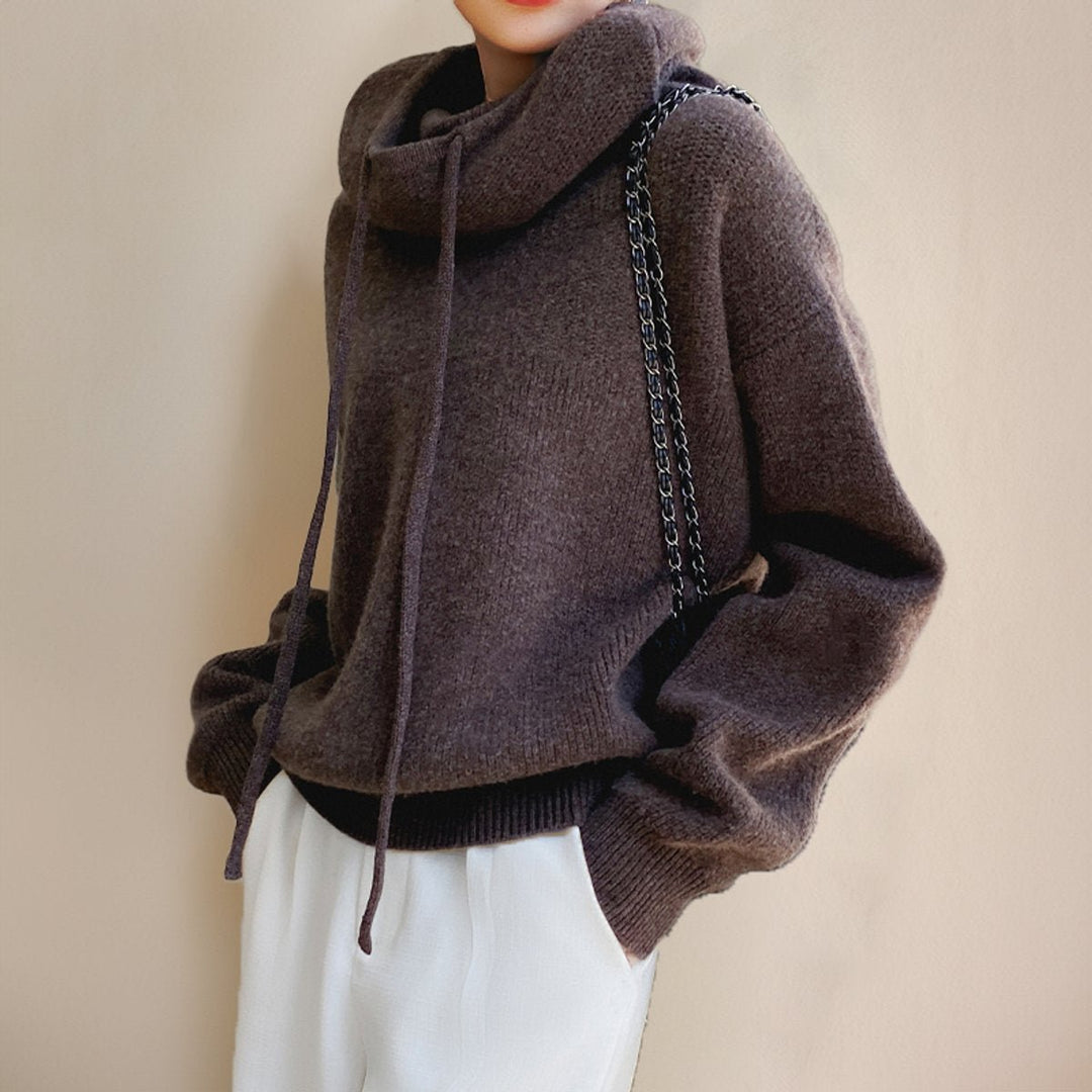 Elara | Oversize Turtleneck Sweater – Cozy Design for Women