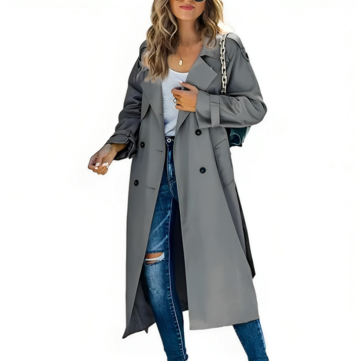 Bella | Trench doppiopetto elegante da donna