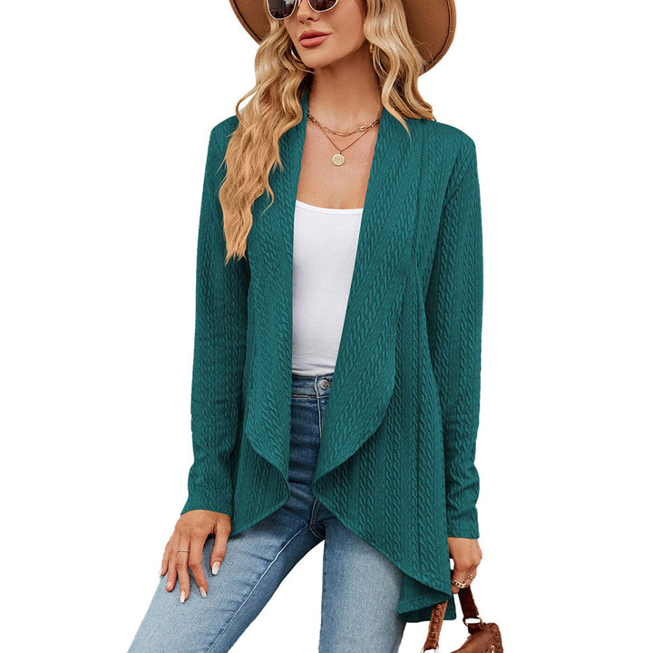 Thalina | Open-Front Long Lightweight Cardigan