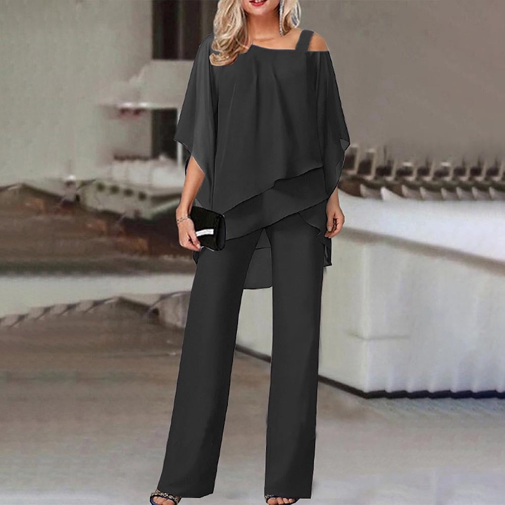 Seraphine | Completo elegante con jumpsuit e spalle scoperte
