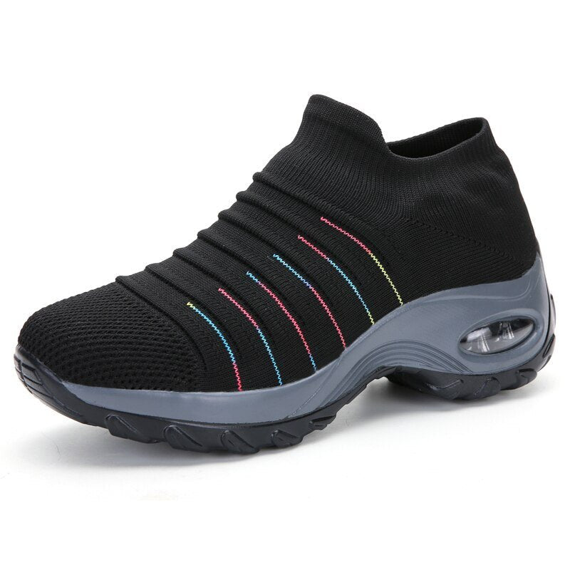Nora | Sneakers ortopediche senza lacci con plantare in memory foam da donna