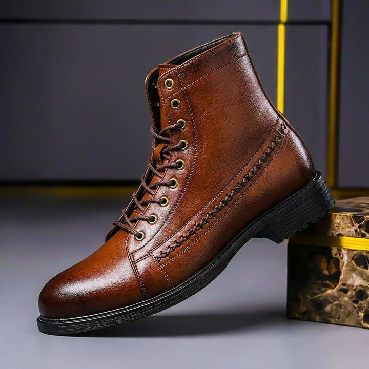 Emerson | Stivali vintage in vera pelle italiana