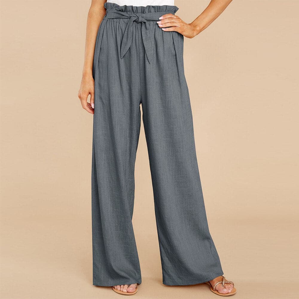 Carmine | Pantaloni eleganti a vita alta e gamba ampia