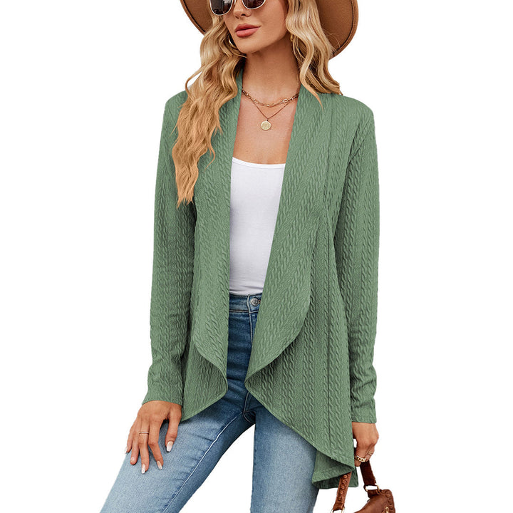 Thalina | Open-Front Long Lightweight Cardigan