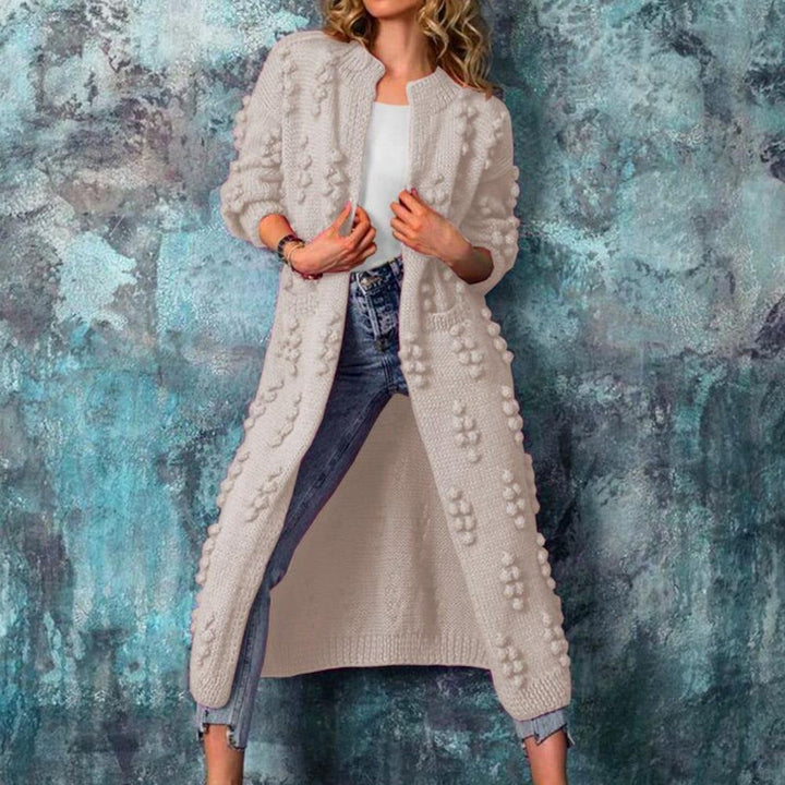 Elara | Moderner langer Damen-Trenchcoat ohne Ärmel