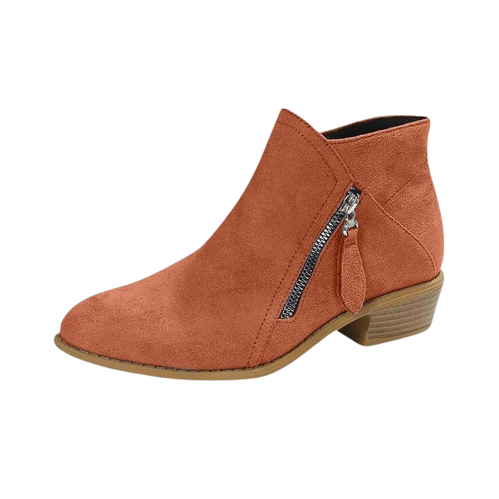 Aurelia | Stivaletti eleganti da donna effetto suede con nappine