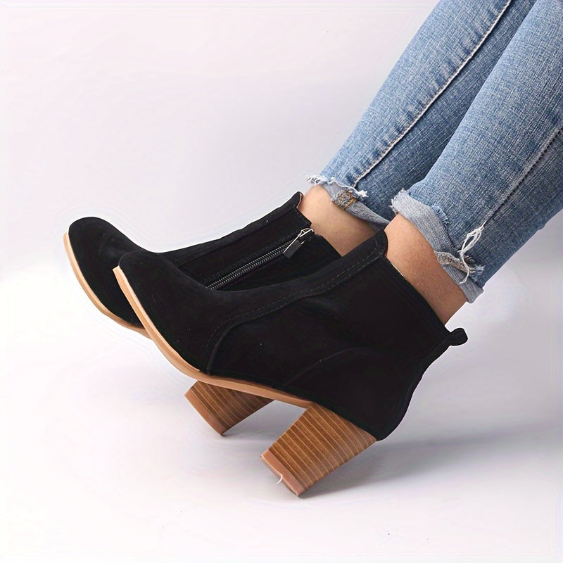 Kezia | Stilvolle Ankle Boots für Damen mit Blockabsatz