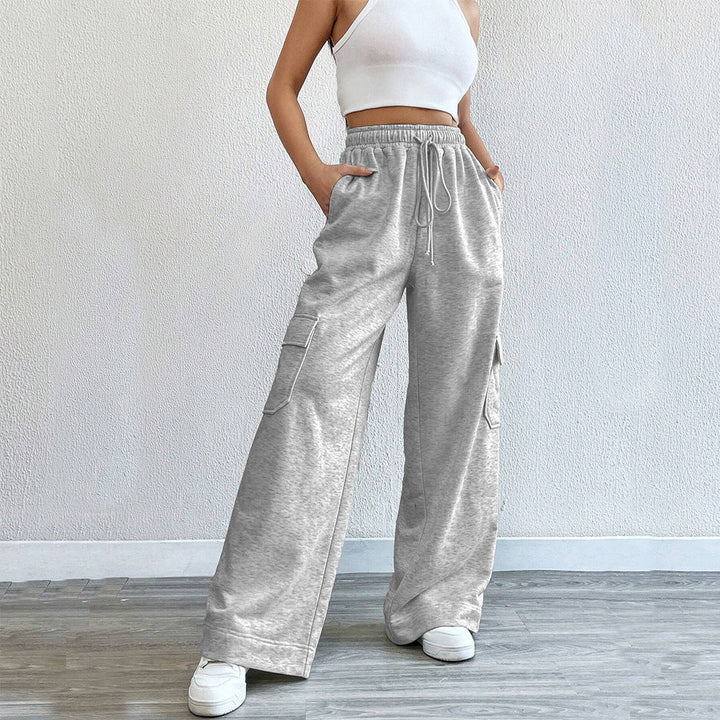 Drunelle | Pantaloni cargo casual a gamba ampia