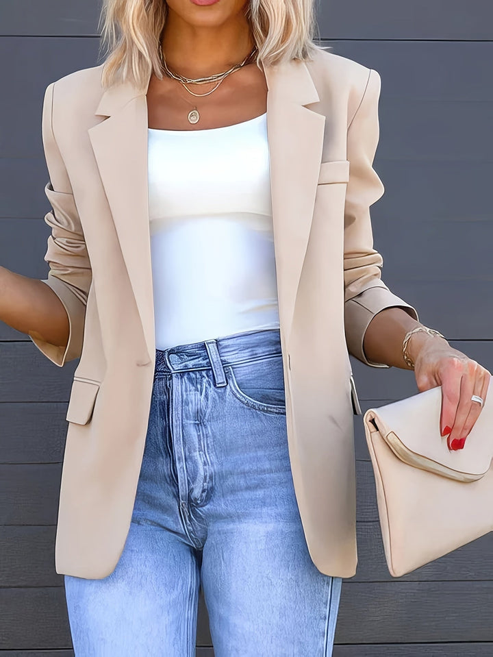 Wolff | Women's Casual Tailored Revere Collar Blazer
