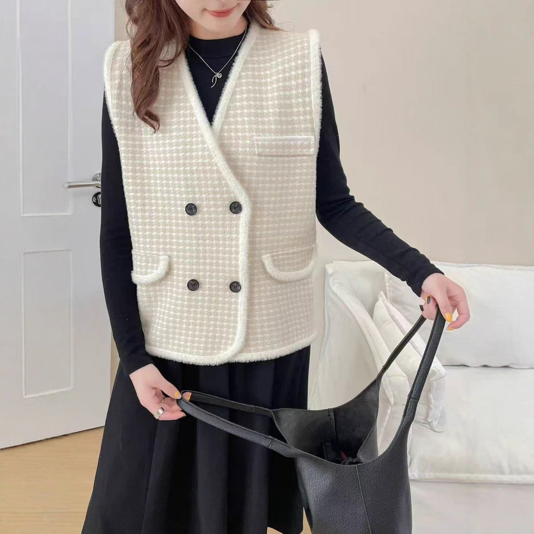Wynter | Gilet elegante e strutturato doppiopetto