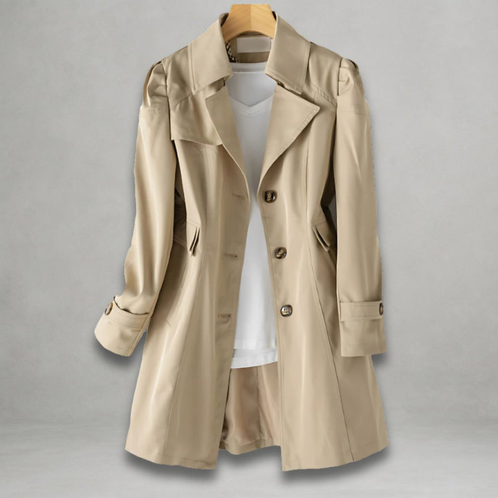 Colette | Trench sartoriale elegante da donna in cotone e nylon