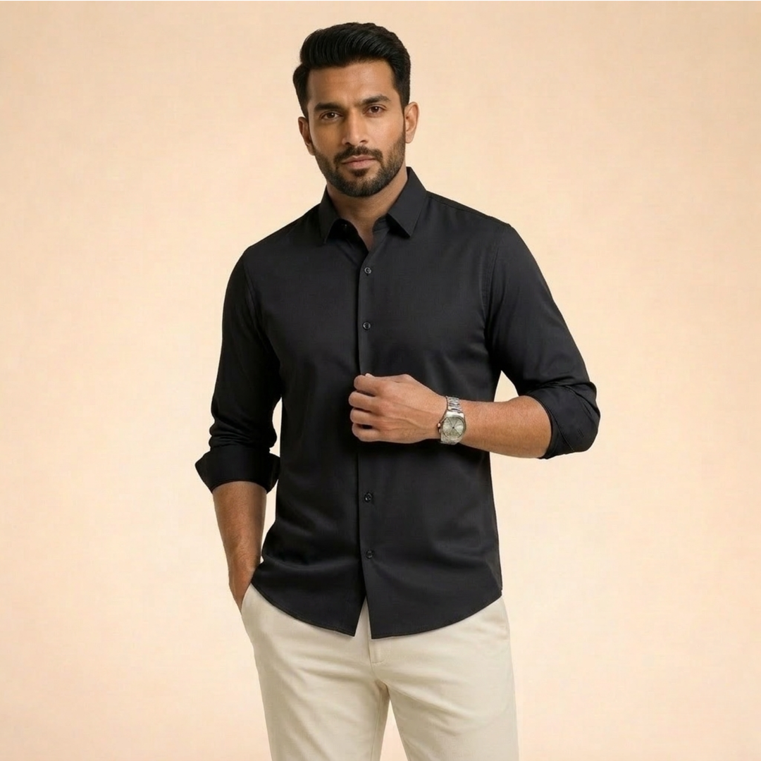 Jonathan | Classic long-sleeved shirt for men