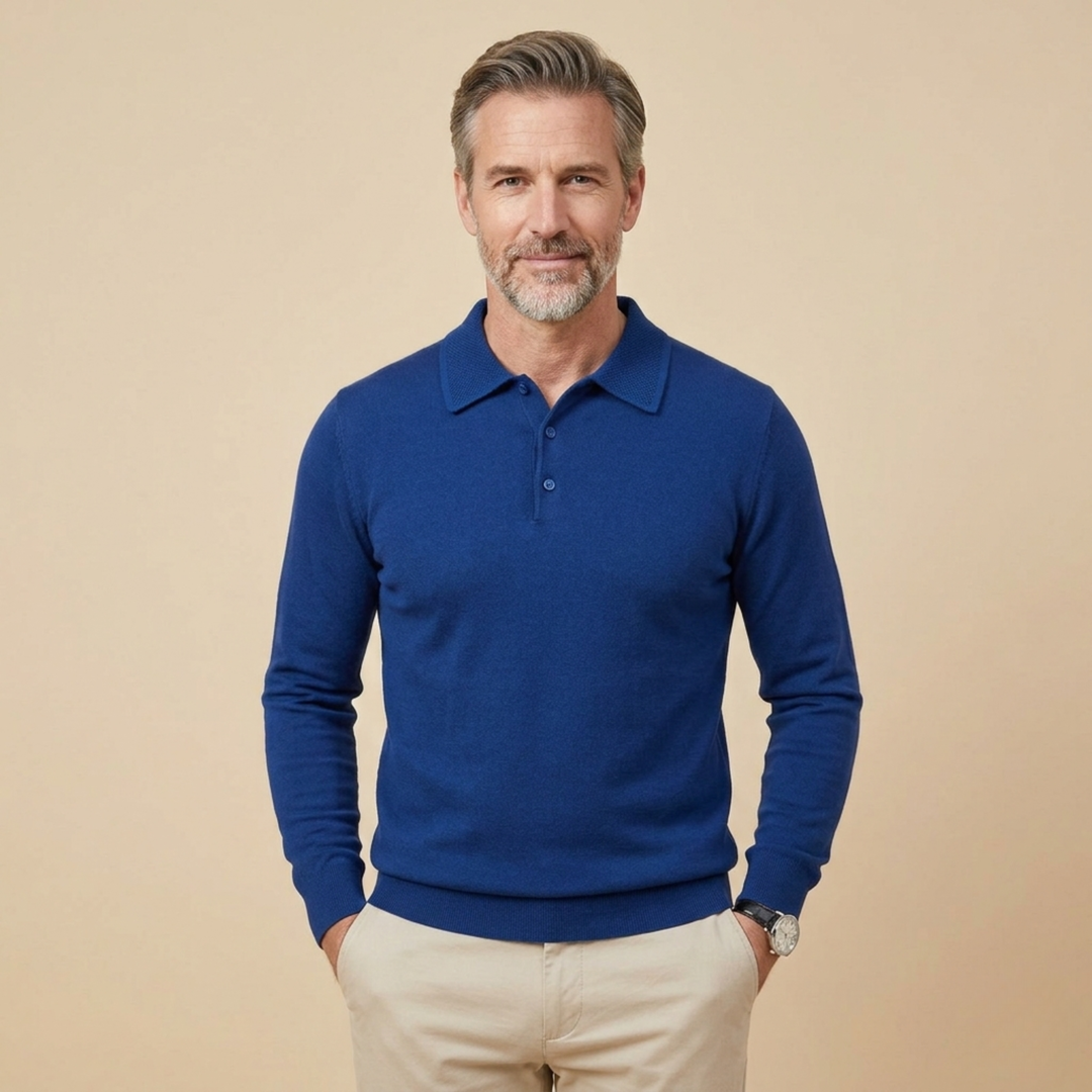 Hayden | Elegant & Stylish Long Sleeve Polo Shirt
