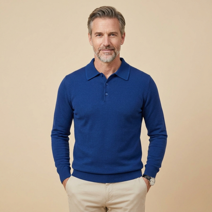 Hayden | Elegant & Stylish Long Sleeve Polo Shirt