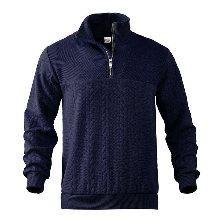 Andras | Knit Sweater – Classic Quarter-Zip Style for Men
