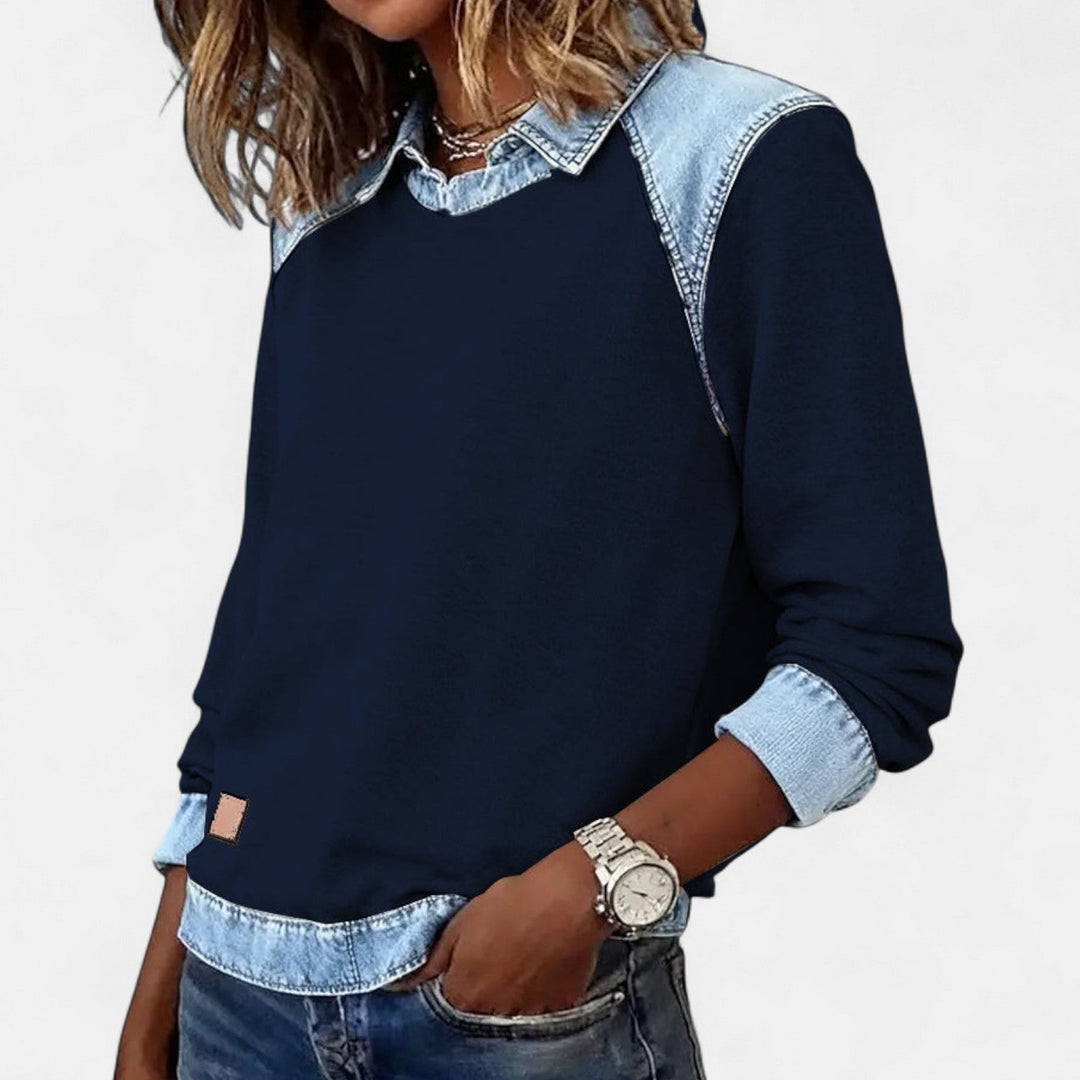 Aurelia | Modern Long-Sleeve Knit Sweater