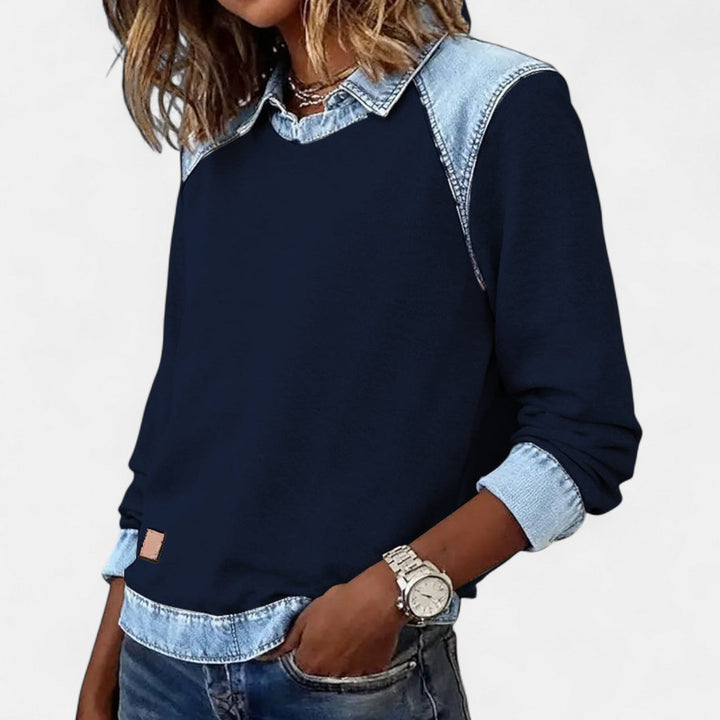 Aurelia | Modern Long-Sleeve Knit Sweater
