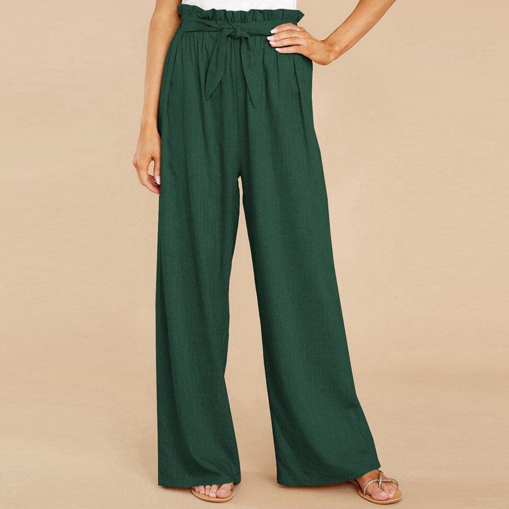 Carmine | Pantaloni eleganti a vita alta e gamba ampia