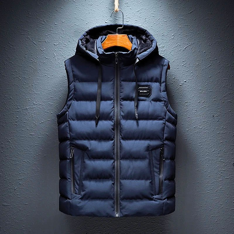 Griffin | Cotton Padded Hooded Vest