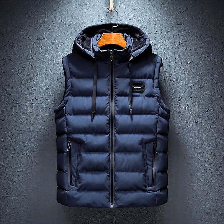 Griffin | Cotton Padded Hooded Vest