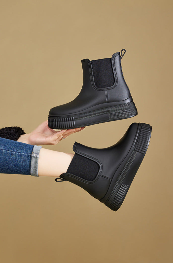Elena | Bequeme und warme wasserdichte Regenstiefel