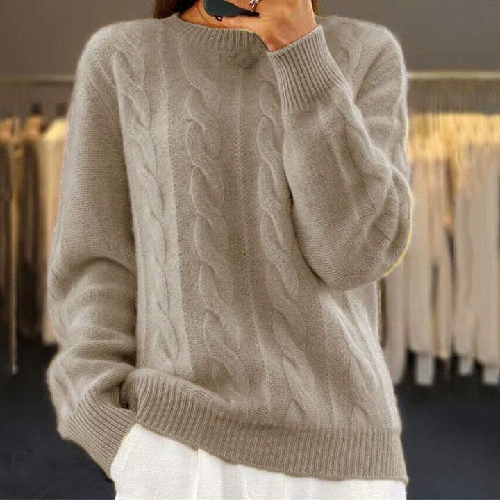 Karin | Cable Knit Sweater – Cozy & Timeless Style for Women