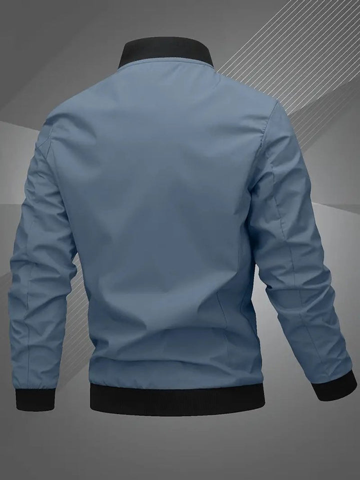 Mariselle | Men's Casual Regular-Fit Polyester Bomber Jacket