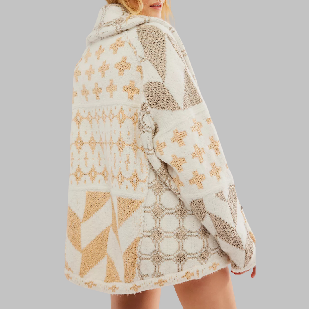 Noelle | Oversized Button Knit Cardigan