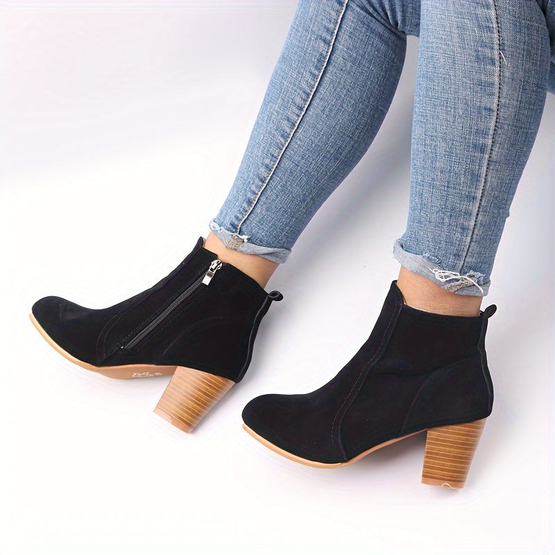Kezia | Stilvolle Ankle Boots für Damen mit Blockabsatz