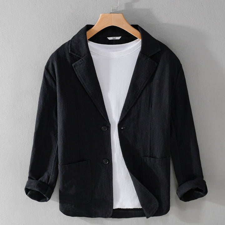 Terran | Lässiger Blazer mit entspannter Passform in Erdtönen für Herren