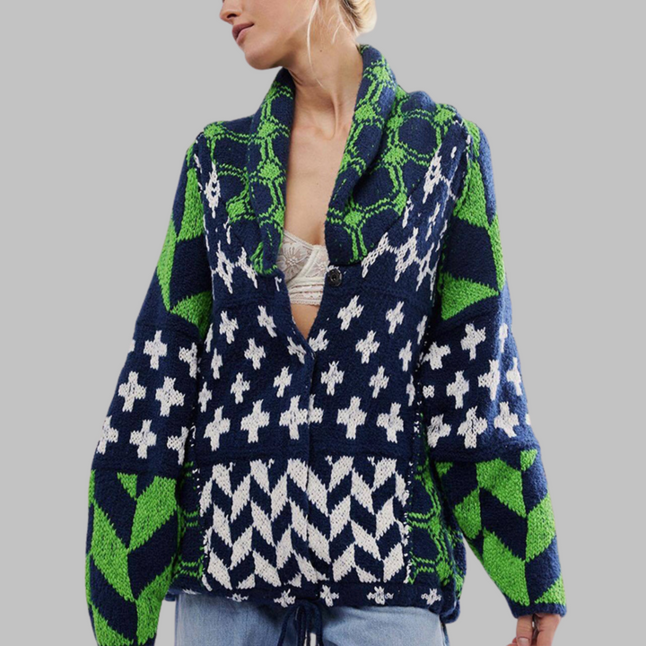 Noelle | Oversized Button Knit Cardigan