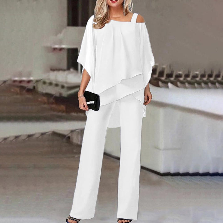 Seraphine | Completo elegante con jumpsuit e spalle scoperte