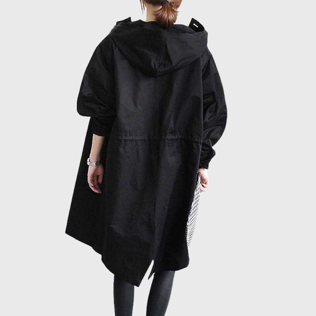 Vivienne | Trench con cappuccio elegante e idrorepellente da donna