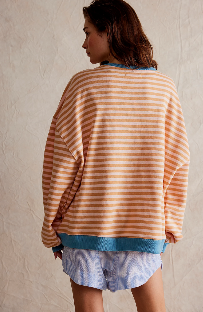 Amelia | Striped Oversized Sweater – Cozy Style for Women