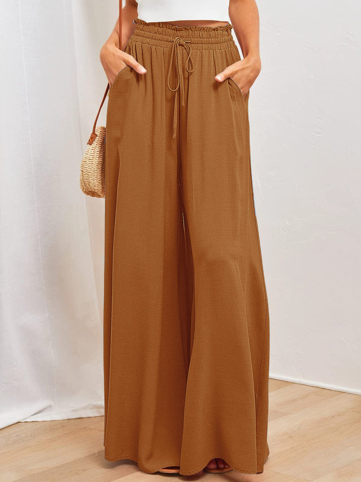 Drunel | Pantaloni palazzo a gamba ampia
