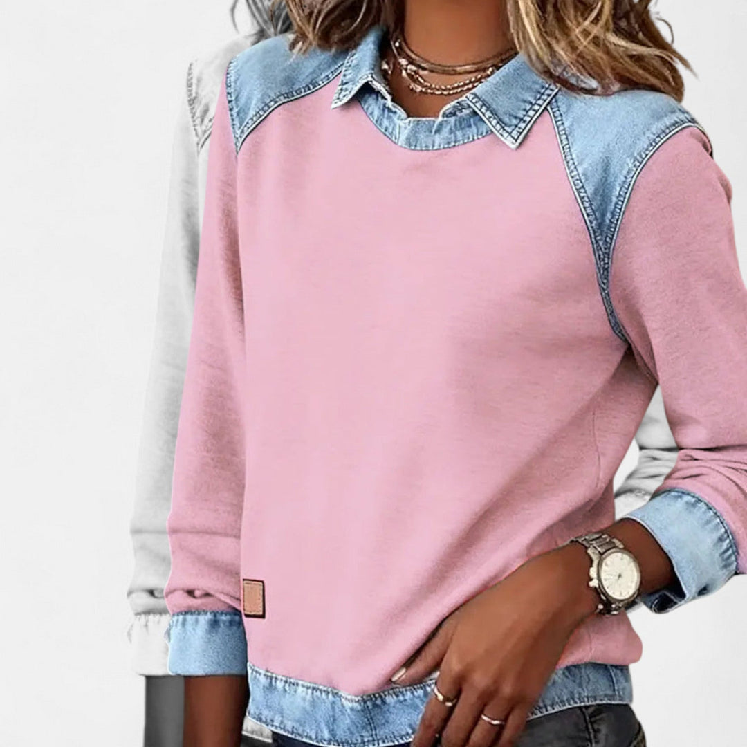Aurelia | Modern Long-Sleeve Knit Sweater