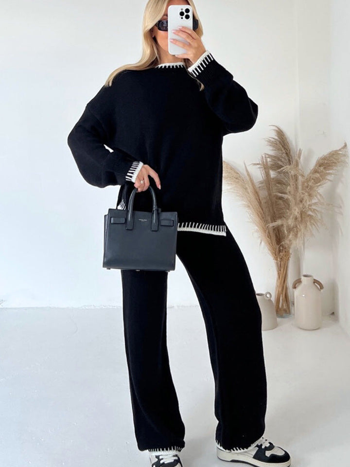 Astrid | Completo comodo in maglia a due pezzi