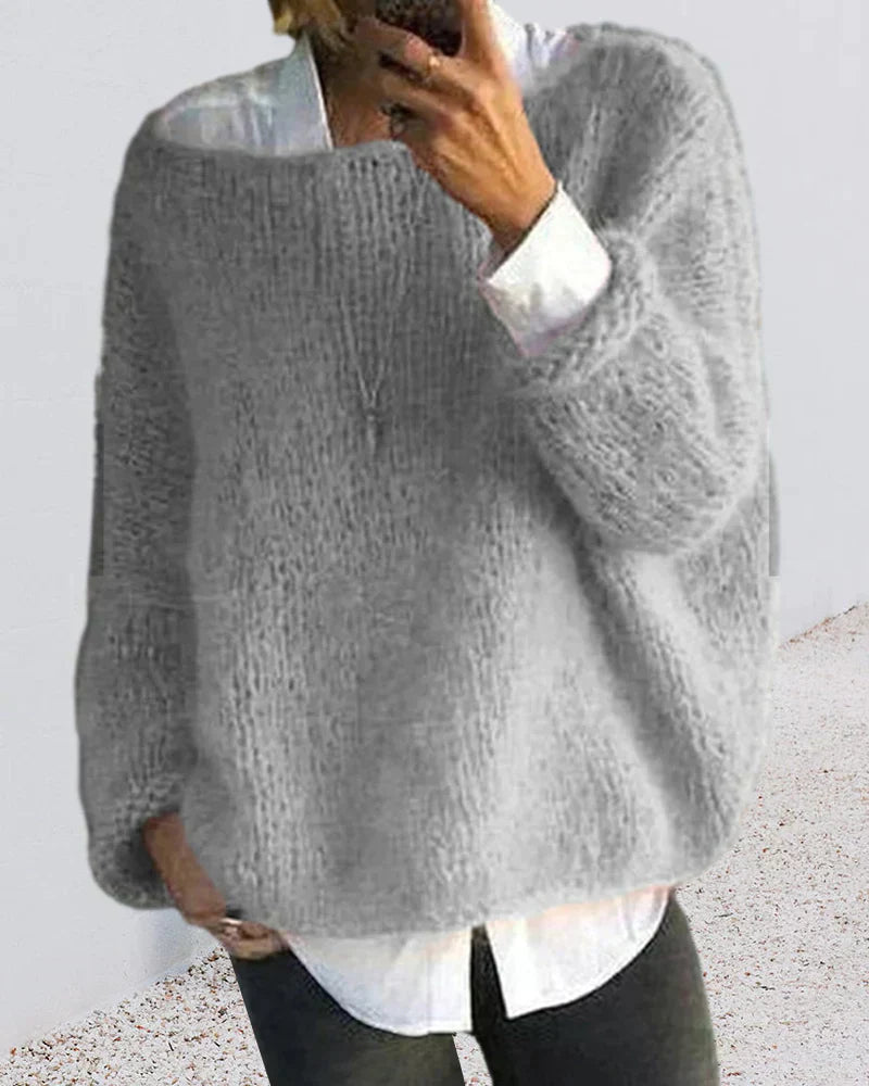 Aloura | Lightweight Relaxed-Fit Knitted Sweater
