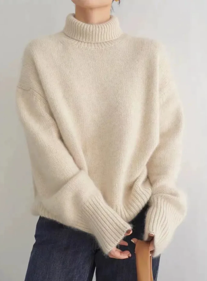 Selene | Eleganter Damen-Rollkragenpullover